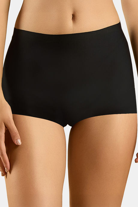 Soie Seamless Mid Waist Full Coverage Boy Shorts With No Visible Panty Line (Pack Of 2) - Multicolor — image 2
